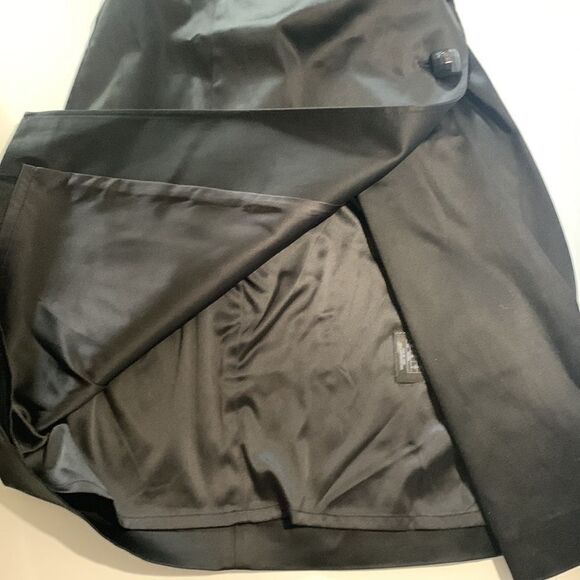 Guess by Marciano black sateen sleeveless wrap mini dress NWT - Picture 8 of 12